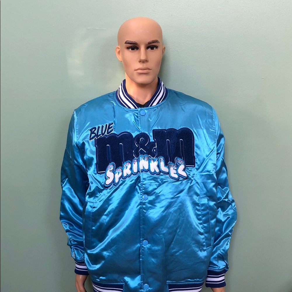 M&M'S Vibrant Blue Bomber Jacket